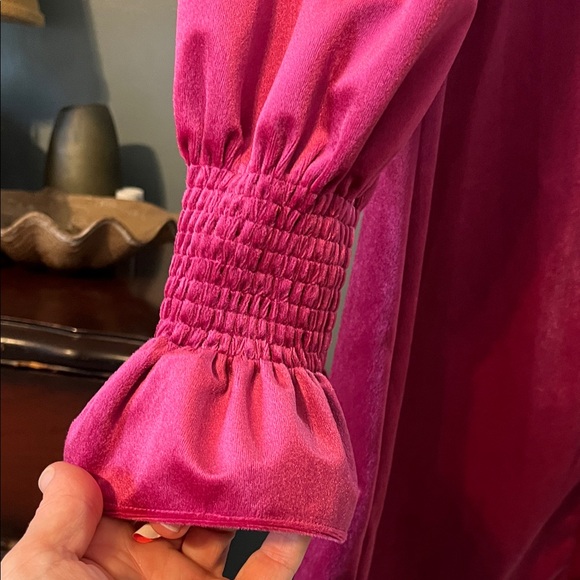 Impressions Maroon Formal Kids Dress - Picture 4 of 4